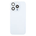Back Glass With Steel Plate With MagSafe Magnet Pre-Installed For iPhone 16 Pro Max, White Titanium