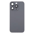 Back Glass With Steel Plate With MagSafe Magnet Pre-Installed For iPhone 16 Pro Max,Black Titanium