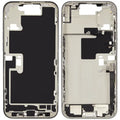 Used Grade A Mid-Frame Housing With All Small Part iPhone 16 Pro max (International Version),White Titanium